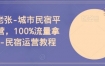 民宿老张-城市民宿平台运营，100%流量拿满分-民宿运营教程