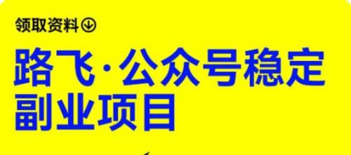 路飞·公众号稳定副业项目，你只要无脑去推广，粉丝和收入，自然就来了